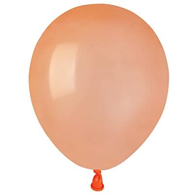 Ciao Lot de 100 ballons en latex naturel de qualité supérieure A50 (Ø 13 cm / 5 ''), rose pêche Ciao Lot de 100 ballons en latex naturel de qualité supérieure A50 (Ø 13 cm / 5 ''), rose pêche