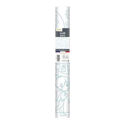 Avenue Mandarine Graffy Roll Rouleau 5m x 35cm Affiche 90g Pré-imprimée, Dessin 50cm Répété 10 fois Poster Géant à Colorier Thème Ecole GY125C Avenue Mandarine Graffy Roll Rouleau 5m x 35cm Affiche 90g Pré-imprimée, Dessin 50cm Répété 10 fois Poster Géant à Colorier Thème Ecole GY125C