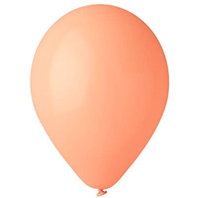 Ciao Lot de 100 ballons en latex naturel de qualité supérieure G120 (Ø 33 cm / 13 ''), rose pêche Ciao Lot de 100 ballons en latex naturel de qualité supérieure G120 (Ø 33 cm / 13 ''), rose pêche