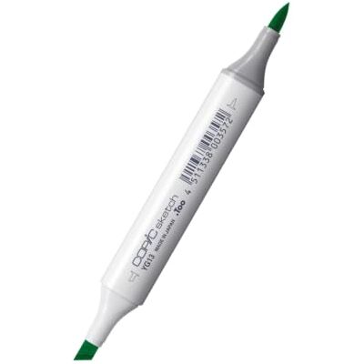 Copic Sketch Marker YG-13 Marqueur pinceau professionnel Chartreuse avec une pointe Super Brush et une pointe moyenne Copic Sketch Marker YG-13 Marqueur pinceau professionnel Chartreuse avec une pointe Super Brush et une pointe moyenne