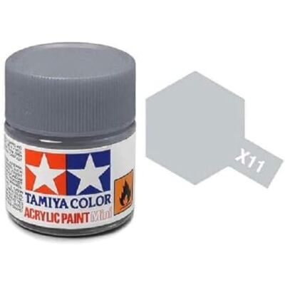 Tamiya Models X-11 Mini peinture acrylique Chrome Argent Tamiya Models X-11 Mini peinture acrylique Chrome Argent