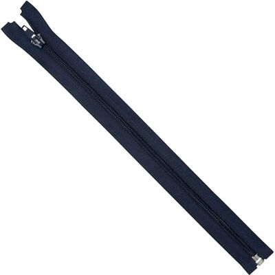 AERZETIX Lot de 10 Fermetures éclair à glissière spirale N°5 30 cm séparables avec curseur en métal nylon polyester couleur bleu foncé couture créations DIY textile artisanat AERZETIX Lot de 10 Fermetures éclair à glissière spirale N°5 30 cm séparables avec curseur en métal nylon polyester couleur bleu foncé couture créations DIY textile artisanat