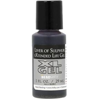 The Beadsmith BeadSmith XTL-8010 Gel d'oxydation sulfuré patine XL 30 ml The Beadsmith BeadSmith XTL-8010 Gel d'oxydation sulfuré patine XL 30 ml