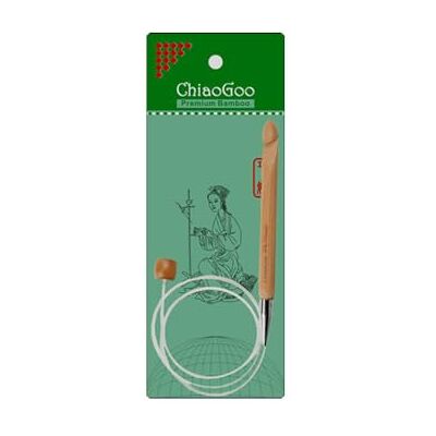 ChiaoGoo patine (60 cm, 5,00 mm) Crochet de crochet tunisien flexible 1 unité ChiaoGoo patine (60 cm, 5,00 mm) Crochet de crochet tunisien flexible 1 unité
