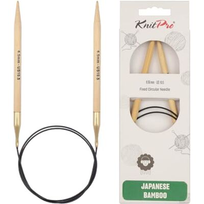 Aiguille à tricoter en bambou KnitPro - 40cm, 6,50mm, Brun clair - aiguilles à tricoter Aiguille à tricoter en bambou KnitPro - 40cm, 6,50mm, Brun clair - aiguilles à tricoter