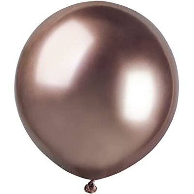 Ciao Lot de 25 ballons métalliques en latex naturel de qualité supérieure G150 (Ø 48 cm / 19 "), or rose métallisé Ciao Lot de 25 ballons métalliques en latex naturel de qualité supérieure G150 (Ø 48 cm / 19 "), or rose métallisé