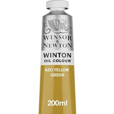 Winsor & Newton Winton Huile 200ml Jaune Vert Azoique Winsor & Newton Winton Huile 200ml Jaune Vert Azoique
