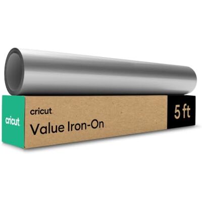 Cricut Value Thermocollant Argenté 30,5 cm x 1,5 m (1) Cricut Value Thermocollant Argenté 30,5 cm x 1,5 m (1)
