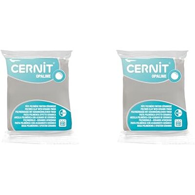 Cernit CE8856010AMZC Un lot de 2 Pains de Pâte Polymère OPALINE Pâte à Modeler à Cuire Couleur Blanc 2 Blocs de 56 g Cernit CE8856010AMZC Un lot de 2 Pains de Pâte Polymère OPALINE Pâte à Modeler à Cuire Couleur Blanc 2 Blocs de 56 g