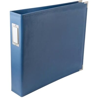 We R Memory Keepers Nous R Memory Keepers American Crafts 660914 Classique Anneau en D Album Scrapbooking, 30,5 x 30,5 cm, Country Bleu We R Memory Keepers Nous R Memory Keepers American Crafts 660914 Classique Anneau en D Album Scrapbooking, 30,5 x 30,5 cm, Country Bleu