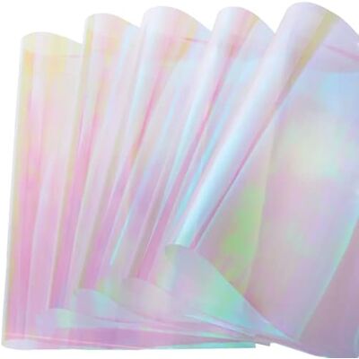 Baker Ross WA147 Feuilles de cellophane A4 irisées Pack de 36, Cellophane scintillant pour enfants, Fournitures d’arts créatifs Baker Ross WA147 Feuilles de cellophane A4 irisées Pack de 36, Cellophane scintillant pour enfants, Fournitures d’arts créatifs