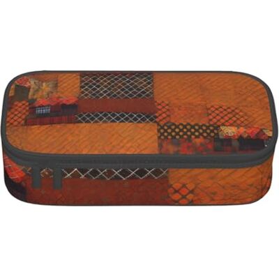 BGSHJVF Trousse à crayons en tissu africain imprimé patchwork grande capacité en tissu Oxford, crayons, stylos, plusieurs compartiments, design élégant BGSHJVF Trousse à crayons en tissu africain imprimé patchwork grande capacité en tissu Oxford, crayons, stylos, plusieurs compartiments, design élégant