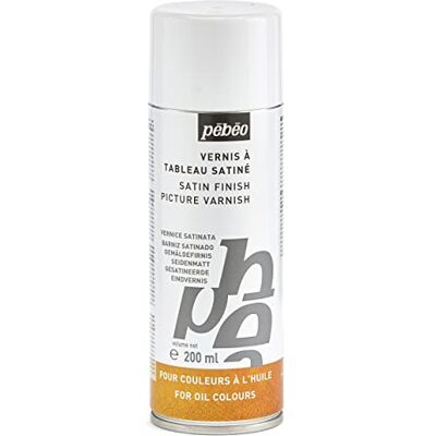 PEBEO Spray Vernis SatinÉ 200 ML, Transparent PEBEO Spray Vernis SatinÉ 200 ML, Transparent