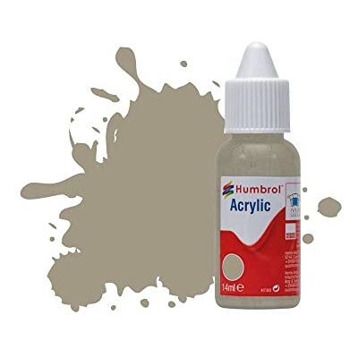 Humbrol Peinture acrylique pour modèle, DB0168 No 168 Chanvre/beige camouflage, mat (14 ml), peintures acryliques pour modèles, plastique, métal, bois, verre, céramique et plus encore, peinture Humbrol Peinture acrylique pour modèle, DB0168 No 168 Chanvre/beige camouflage, mat (14 ml), peintures acryliques pour modèles, plastique, métal, bois, verre, céramique et plus encore, peinture