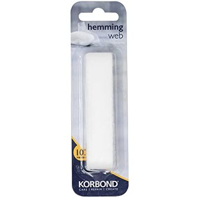 KORBOND Ruban THERMOCOLLANT pour ourle 10m 10m x 2cm pour Ourlets, collages et travaux de Loisirs Pas DE Couture Idéal pour Les Ourlets, Les Pantalons, Les Jeans, et Les Uniformes Scolaires. KORBOND Ruban THERMOCOLLANT pour ourle 10m 10m x 2cm pour Ourlets, collages et travaux de Loisirs Pas DE Couture Idéal pour Les Ourlets, Les Pantalons, Les Jeans, et Les Uniformes Scolaires.