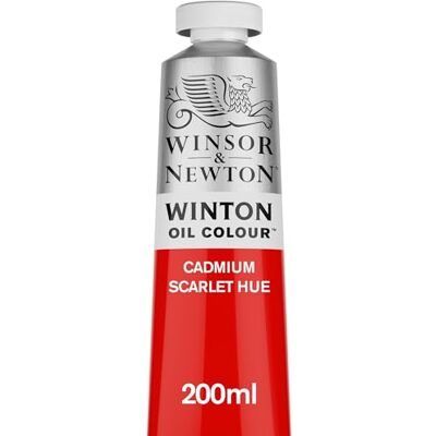 Winsor & Newton Winton Huile 200ml Cadmium Scarlet Hue Winsor & Newton Winton Huile 200ml Cadmium Scarlet Hue