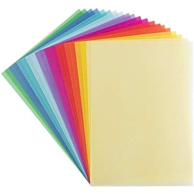 Ideen mit Herz 20 feuilles de papier transparent DIN A4, 10 couleurs différentes, 200 g/m², papier coloré pour le bricolage, le scrapbooking, la fabrication de cartes, le bricolage, etc. Ideen mit Herz 20 feuilles de papier transparent DIN A4, 10 couleurs différentes, 200 g/m², papier coloré pour le bricolage, le scrapbooking, la fabrication de cartes, le bricolage, etc.