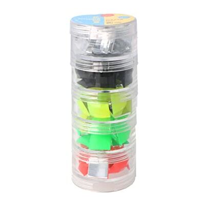 INNSPIRO Lot de pierres décoratives acryliques carrées couleurs fluor 16 x 16 mm. 100 unités INNSPIRO Lot de pierres décoratives acryliques carrées couleurs fluor 16 x 16 mm. 100 unités