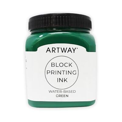 Artway Encre d'impression en Bloc de Première Qualité 250ml Vert Idéal pour l'impression en Relief, en Bloc et en Lino Artway Encre d'impression en Bloc de Première Qualité 250ml Vert Idéal pour l'impression en Relief, en Bloc et en Lino