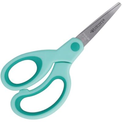 Westcott E-21585 00 Softgrip Kids Lefty Ciseaux pour gaucher Turquoise 13 cm Westcott E-21585 00 Softgrip Kids Lefty Ciseaux pour gaucher Turquoise 13 cm