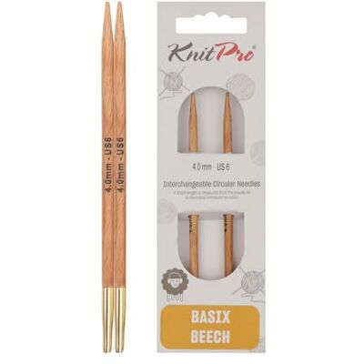 KnitPro - Basix Birch - Bois de bouleau - Multicolore - Aiguilles à tricoter KnitPro - Basix Birch - Bois de bouleau - Multicolore - Aiguilles à tricoter