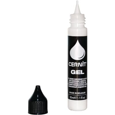 Cernit CE1500030005C Un flacon de pâte polymère liquide Gel 30 ml Pâte à Modeler à Cuire Couleur translucide Cernit CE1500030005C Un flacon de pâte polymère liquide Gel 30 ml Pâte à Modeler à Cuire Couleur translucide