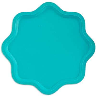 Stamperia Silicone Mat for Wax Sealing, Long Lasting with Thermal Insulation, Easy to Clean, Perfect for Scrapbooks, Albums, Cards, Crafts, and Gifting (Turquoise) (dia. 15cm) Stamperia Silicone Mat for Wax Sealing, Long Lasting with Thermal Insulation, Easy to Clean, Perfect for Scrapbooks, Albums, Cards, Crafts, and Gifting (Turquoise) (dia. 15cm)