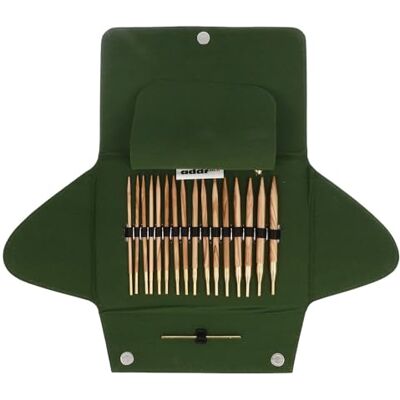 Ensemble d'aiguilles en olivier addiClick - Accessoires de tricot Ensemble d'aiguilles en olivier addiClick - Accessoires de tricot