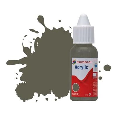 Humbrol Peinture acrylique n°241 RLM 70 Schwartzgrun Flacon compte-gouttes mat, noir vert (De), 14 ml Humbrol Peinture acrylique n°241 RLM 70 Schwartzgrun Flacon compte-gouttes mat, noir vert (De), 14 ml