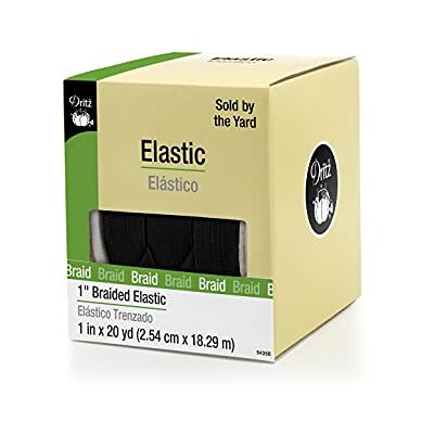 Dritz 1 élastique tressé de 18,1 m, noir Dritz 1 élastique tressé de 18,1 m, noir