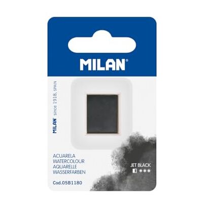 MILAN ® Pièce de rechange aquarelle au format moyen godet, noir MILAN ® Pièce de rechange aquarelle au format moyen godet, noir