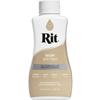 Rit Colorant : liquide, taupe, 236 ml Rit Colorant : liquide, taupe, 236 ml