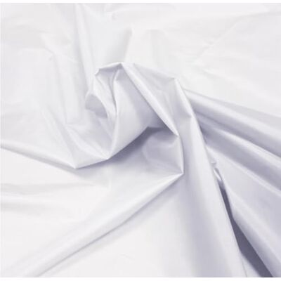 A-Express Tissu polyester imperméable de 141,7 g pour tente de camping, bannières Blanc 3 mètres (300 cm x 150 cm) A-Express Tissu polyester imperméable de 141,7 g pour tente de camping, bannières Blanc 3 mètres (300 cm x 150 cm)