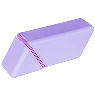 gimboo Trousse pliable en silicone 20 x 7 x 5,5 cm Violet Pour enfants garçons et filles gimboo Trousse pliable en silicone 20 x 7 x 5,5 cm Violet Pour enfants garçons et filles