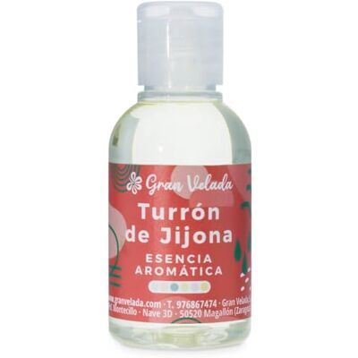GRAN VELADA Essence concentrée de nougat de Jijona : Parfum sucré et amande pour bougies et cosmétiques faits maison Formule améliorée, polyvalente et emballage pour célébration 50 ml GRAN VELADA Essence concentrée de nougat de Jijona : Parfum sucré et amande pour bougies et cosmétiques faits maison Formule améliorée, polyvalente et emballage pour célébration 50 ml