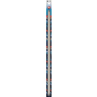 Prym Stocking Knitting Needle, Aluminium, Grey, 3.5 mm Prym Stocking Knitting Needle, Aluminium, Grey, 3.5 mm