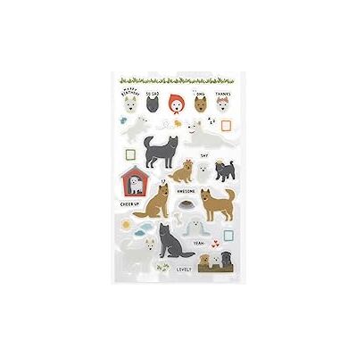 Dailylike Autocollants en PVC Daily Sticker Jingo Dog formes et motifs assortis 9 x 18,5 cm. Dailylike Autocollants en PVC Daily Sticker Jingo Dog formes et motifs assortis 9 x 18,5 cm.