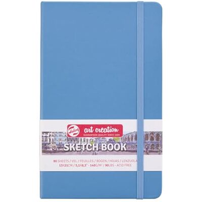 ART Sketchbook Bleu 13x21 cm 140 g/m² 80 Feuilles Papier à dessin sans acide ART Sketchbook Bleu 13x21 cm 140 g/m² 80 Feuilles Papier à dessin sans acide