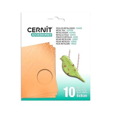 Cernit CE923C Pack 10 feuilles métallisées cuivrées Cernit CE923C Pack 10 feuilles métallisées cuivrées