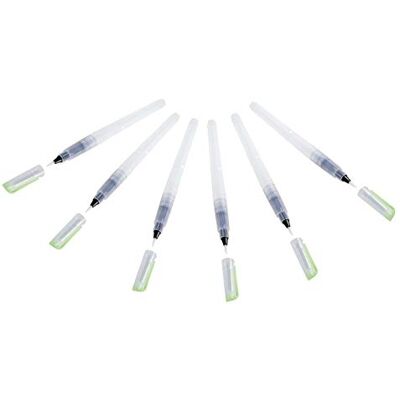 GRAPH'IT GRAPHIT Fill’It Blister de 6 pinceaux à réservoir de 8ml pour encres acryliques ou à alcool, peintures liquides, eau pour aquareller, pointe fine GRAPH'IT GRAPHIT Fill’It Blister de 6 pinceaux à réservoir de 8ml pour encres acryliques ou à alcool, peintures liquides, eau pour aquareller, pointe fine