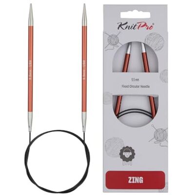 KnitPro - Zing - Aluminium - 120cm - Aiguilles à tricoter KnitPro - Zing - Aluminium - 120cm - Aiguilles à tricoter