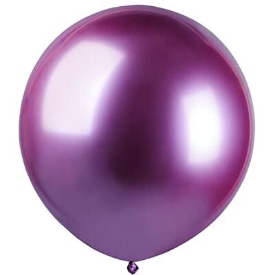 Ciao Lot de 25 ballons métalliques en latex naturel de qualité supérieure G150 (Ø 48 cm / 19 pouces) rose métallisé Ciao Lot de 25 ballons métalliques en latex naturel de qualité supérieure G150 (Ø 48 cm / 19 pouces) rose métallisé