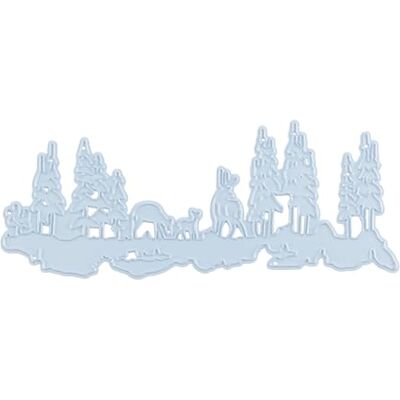 Nellie's Choice CRSD011 Pochoir de découpe motif renne de paysage dans la forêt 14 x 5,7 cm pour cartes de découpe pour travaux manuels, scrapbooking, Noël et accessoires de scrapbooking DIY, bleu, Nellie's Choice CRSD011 Pochoir de découpe motif renne de paysage dans la forêt 14 x 5,7 cm pour cartes de découpe pour travaux manuels, scrapbooking, Noël et accessoires de scrapbooking DIY, bleu,