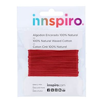 Fil de coton ciré rouge Innspiro 220116 - Thread Fil de coton ciré rouge Innspiro 220116 - Thread