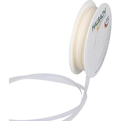 Halbach Seidenbänder Ruban Crème 50 mètres x 5 mm Halbach Seidenbänder Ruban Crème 50 mètres x 5 mm