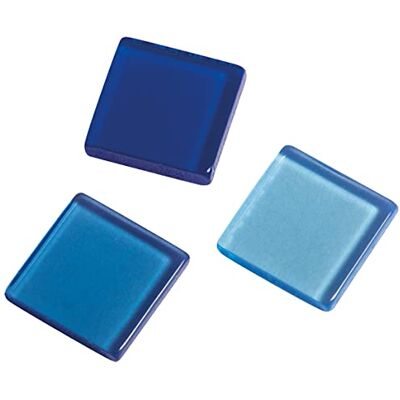 Rayher 14540374 Mosaïque acrylique transparente 1 x 1 cm, env. 205 pièces, 50 g, mélange de tons bleus, carré, pierres en plastique, mosaïque en plastique translucide, 14540374 Rayher 14540374 Mosaïque acrylique transparente 1 x 1 cm, env. 205 pièces, 50 g, mélange de tons bleus, carré, pierres en plastique, mosaïque en plastique translucide, 14540374