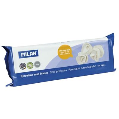 MILAN E4611 Pack de porcelaine russe Blanc 500 g MILAN E4611 Pack de porcelaine russe Blanc 500 g