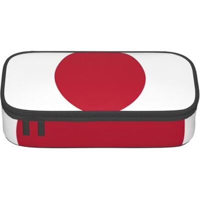 BGSHJVF Trousse à crayons haute capacité avec imprimé drapeau japonais en tissu Oxford, pour crayons, stylos, plusieurs compartiments, design élégant BGSHJVF Trousse à crayons haute capacité avec imprimé drapeau japonais en tissu Oxford, pour crayons, stylos, plusieurs compartiments, design élégant