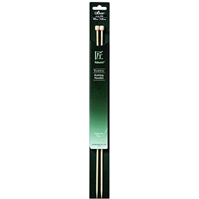 Aiguille à tricoter en bambou Clover - 40cm - 4.00mm - Haute technologie - Type d'aiguille Aiguille à tricoter en bambou Clover - 40cm - 4.00mm - Haute technologie - Type d'aiguille