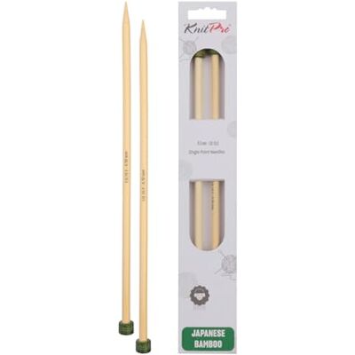 KnitPro - Bambou - 25cm - Ø 6,50 mm US10,5 - Aiguille à tricoter KnitPro - Bambou - 25cm - Ø 6,50 mm US10,5 - Aiguille à tricoter